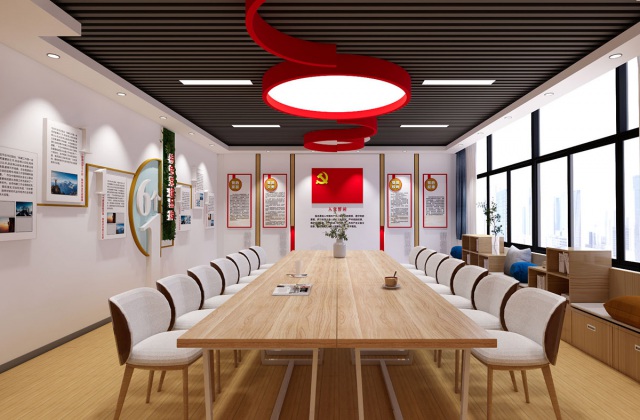 宜賓中院青年黨員政治建設(shè)基地組織活動中心設(shè)計-組織活動中心設(shè)計